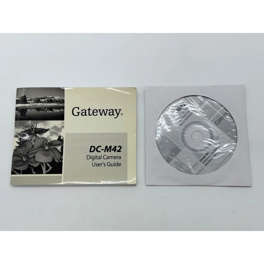 Gateway DC-M42 Digital Camera Silver 4.1MP 3X Optical Zoom Vintage Y2K Digicam